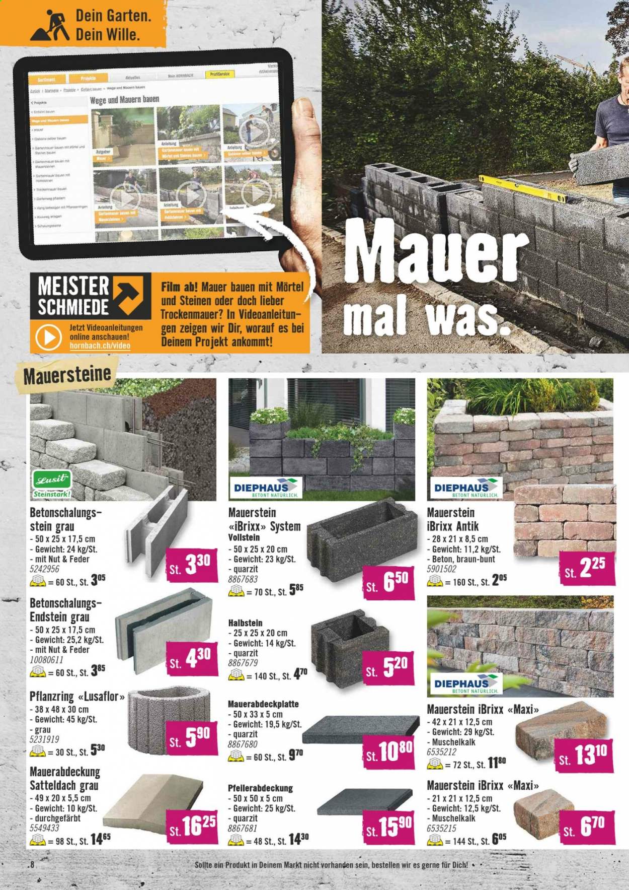 Volantino Hornbach - 23.3.2021 - 22.4.2021. Pagina 8