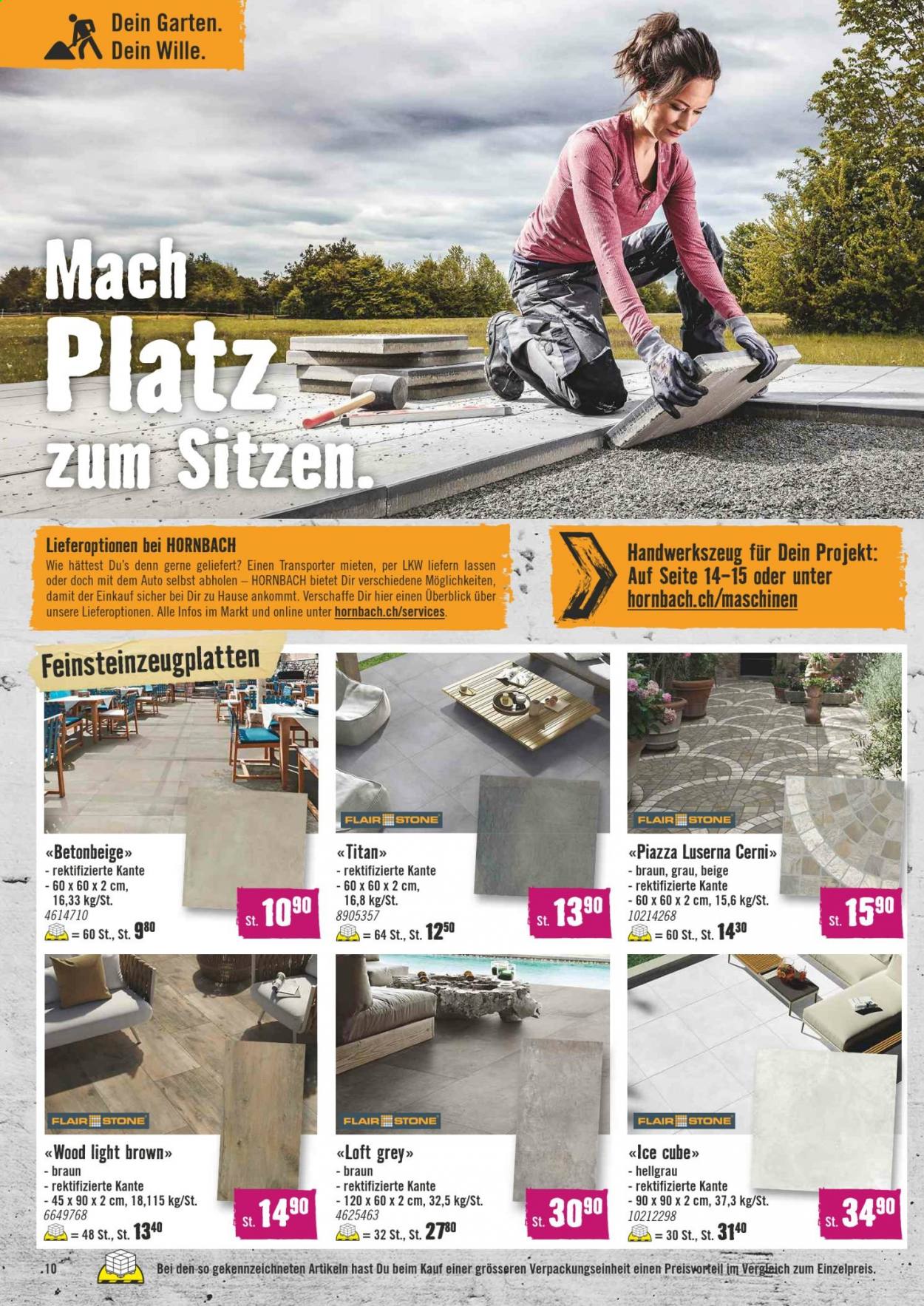 Volantino Hornbach - 23.3.2021 - 22.4.2021. Pagina 10