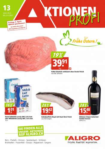 Volantino ALIGRO - 29.3.2021 - 3.4.2021.