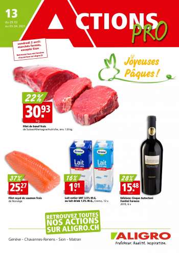 Prospekte ALIGRO - 29.3.2021 - 3.4.2021.
