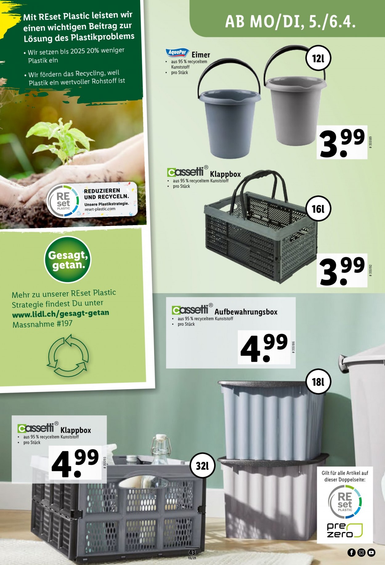 Volantino Lidl - 31.3.2021 - 7.4.2021. Pagina 43
