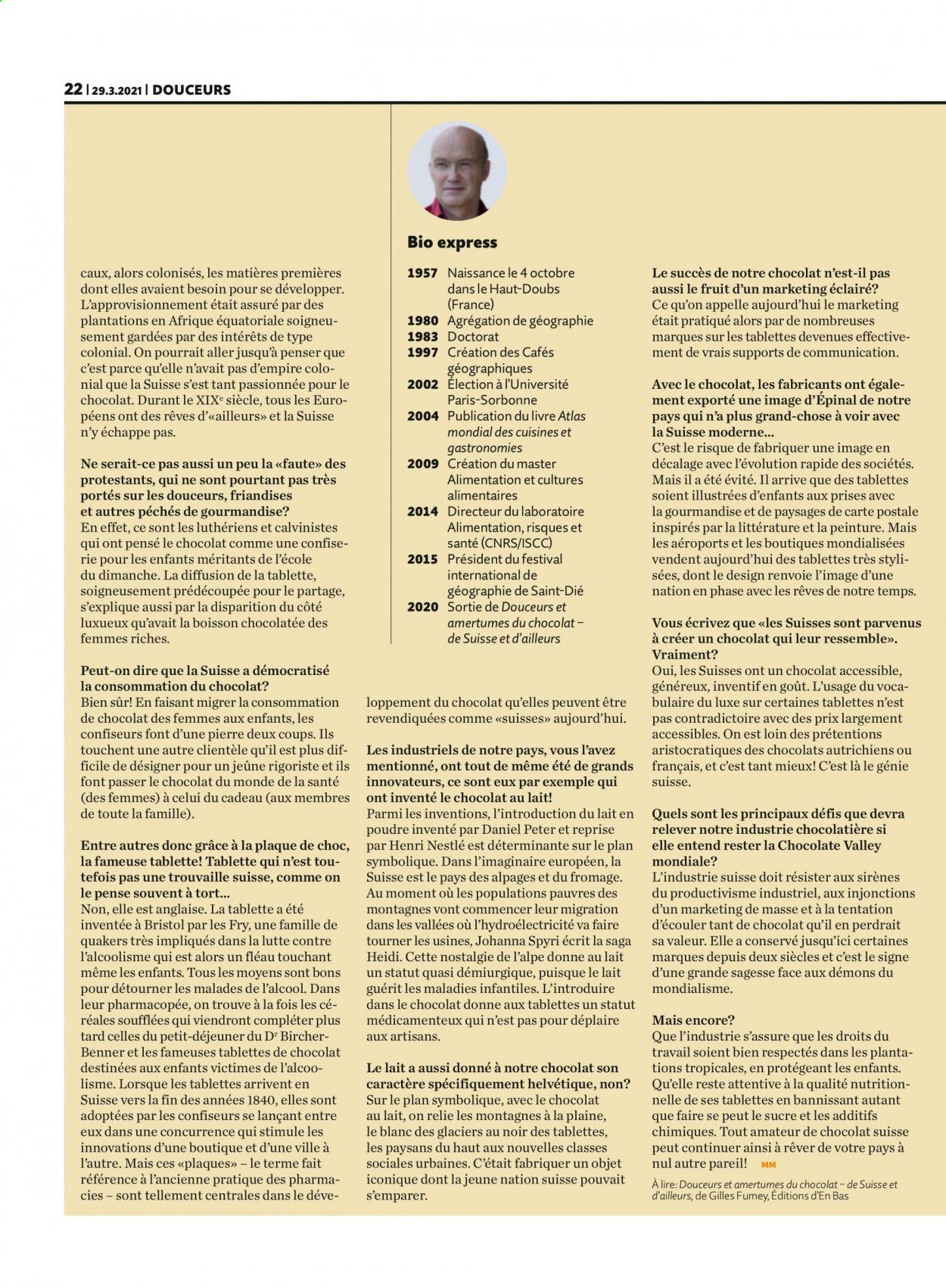 Volantino Migros - 30.3.2021 - 5.4.2021. Pagina 22