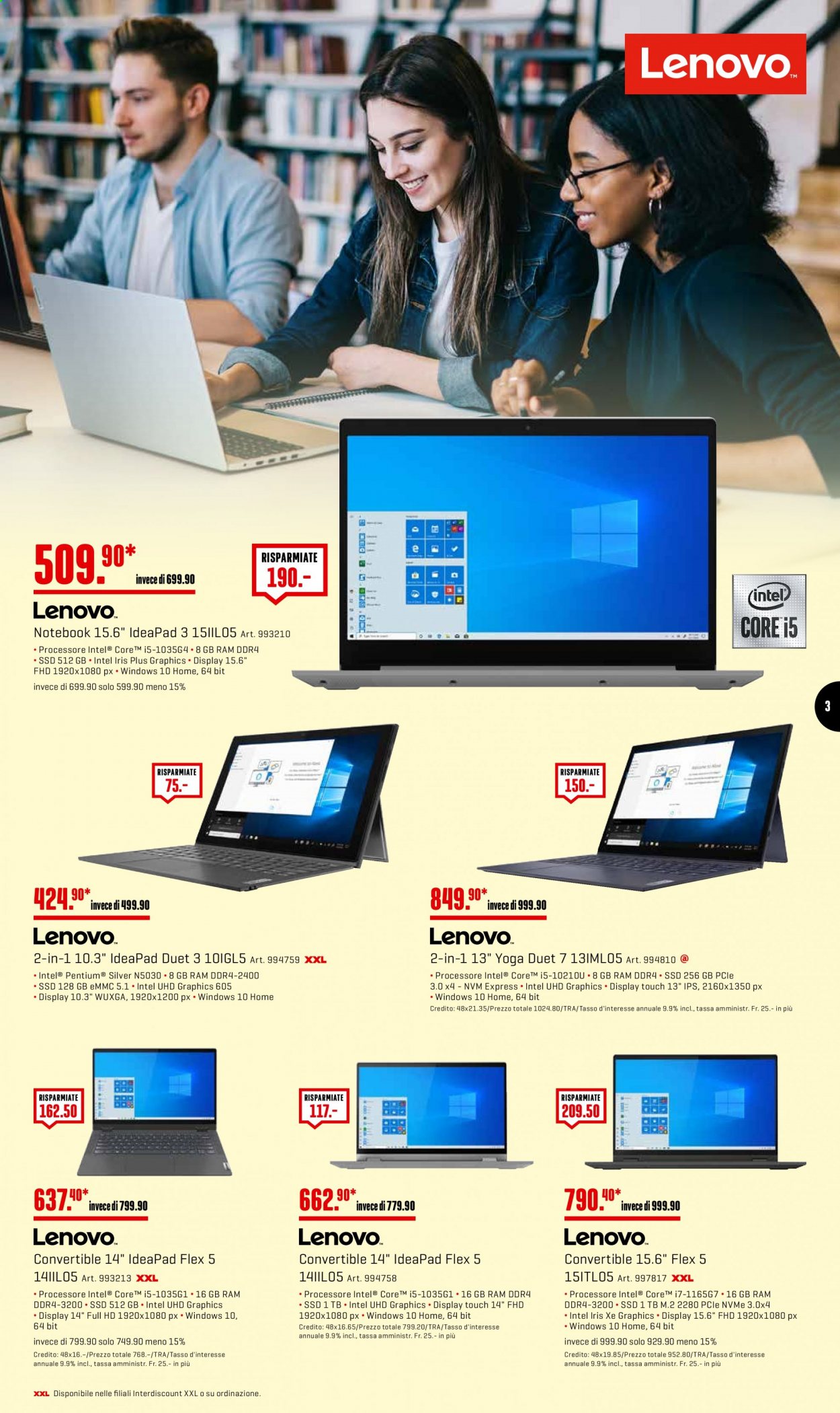 Volantino Interdiscount - 29.3.2021 - 4.4.2021. Pagina 3