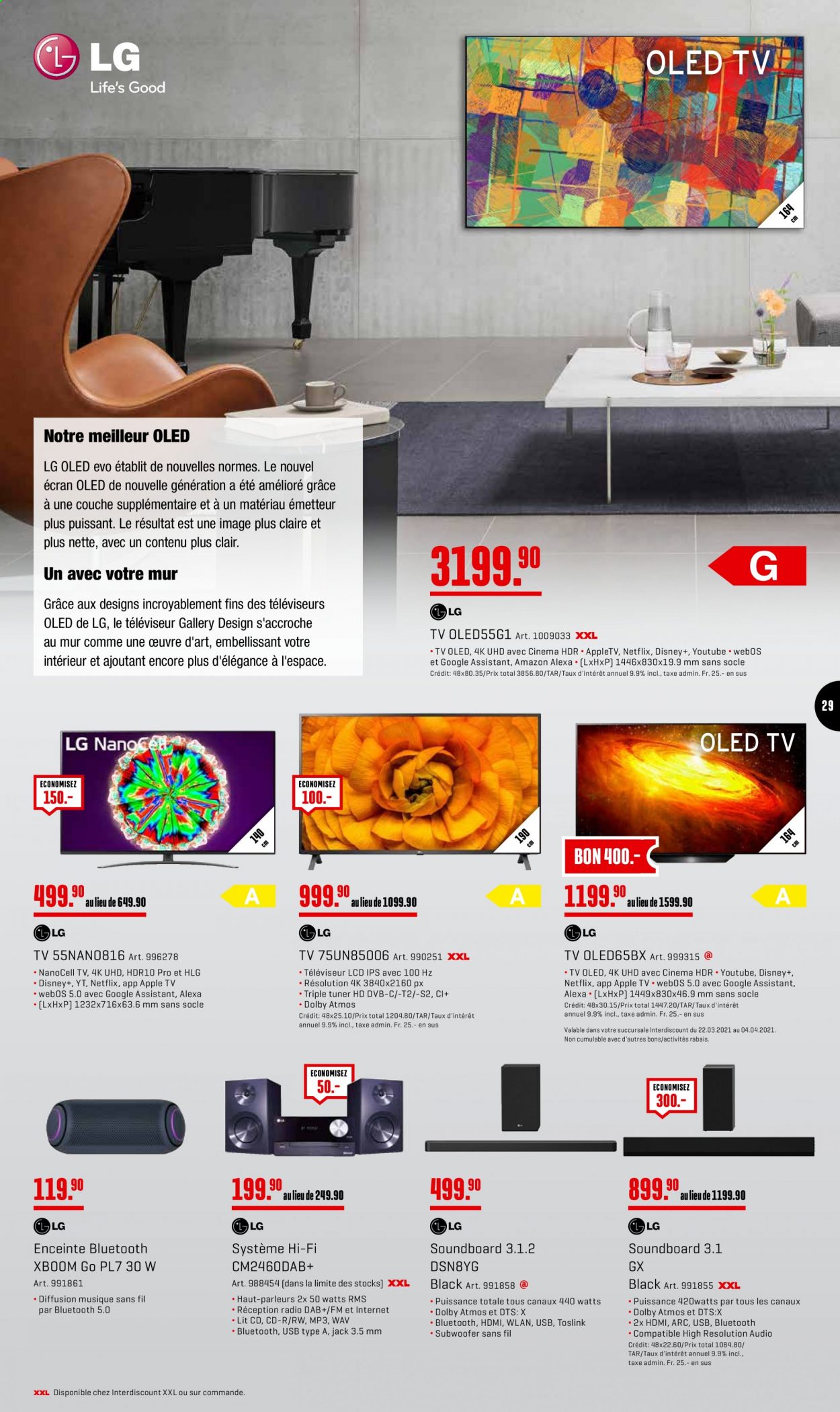 Prospekt Interdiscount - 29.3.2021 - 4.4.2021. Seite 29