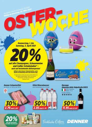 Catalogue Denner - 30.3.2021 - 5.4.2021.