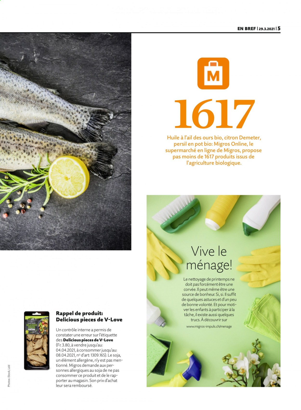 Catalogue Migros - 29.3.2021 - 4.4.2021. Page 5