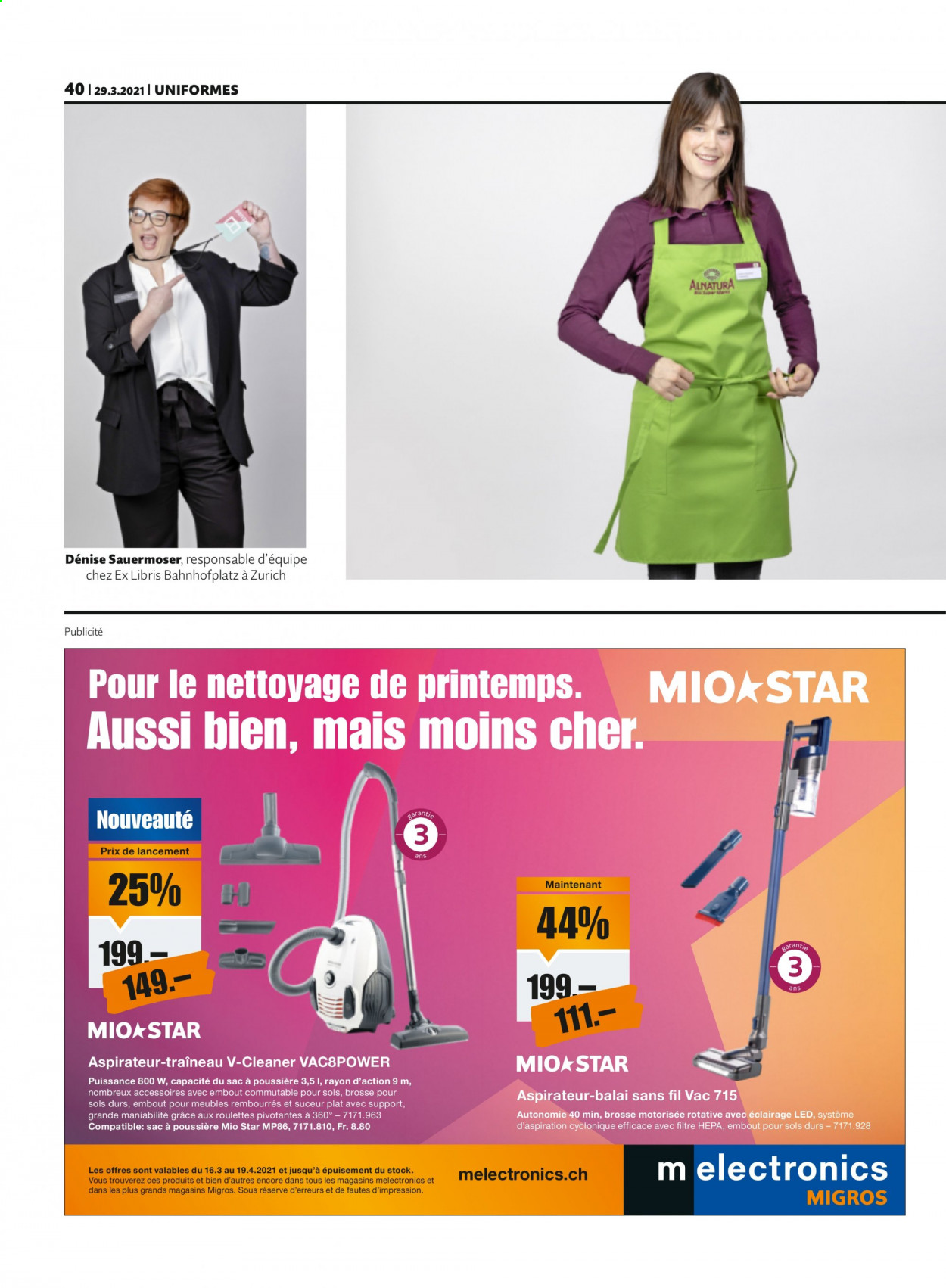 Catalogue Migros - 29.3.2021 - 4.4.2021. Page 40