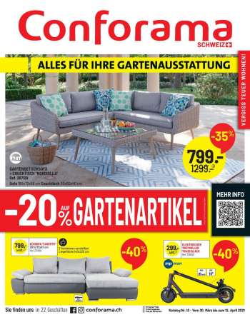 Prospekte Conforama - 30.3.2021 - 12.4.2021.