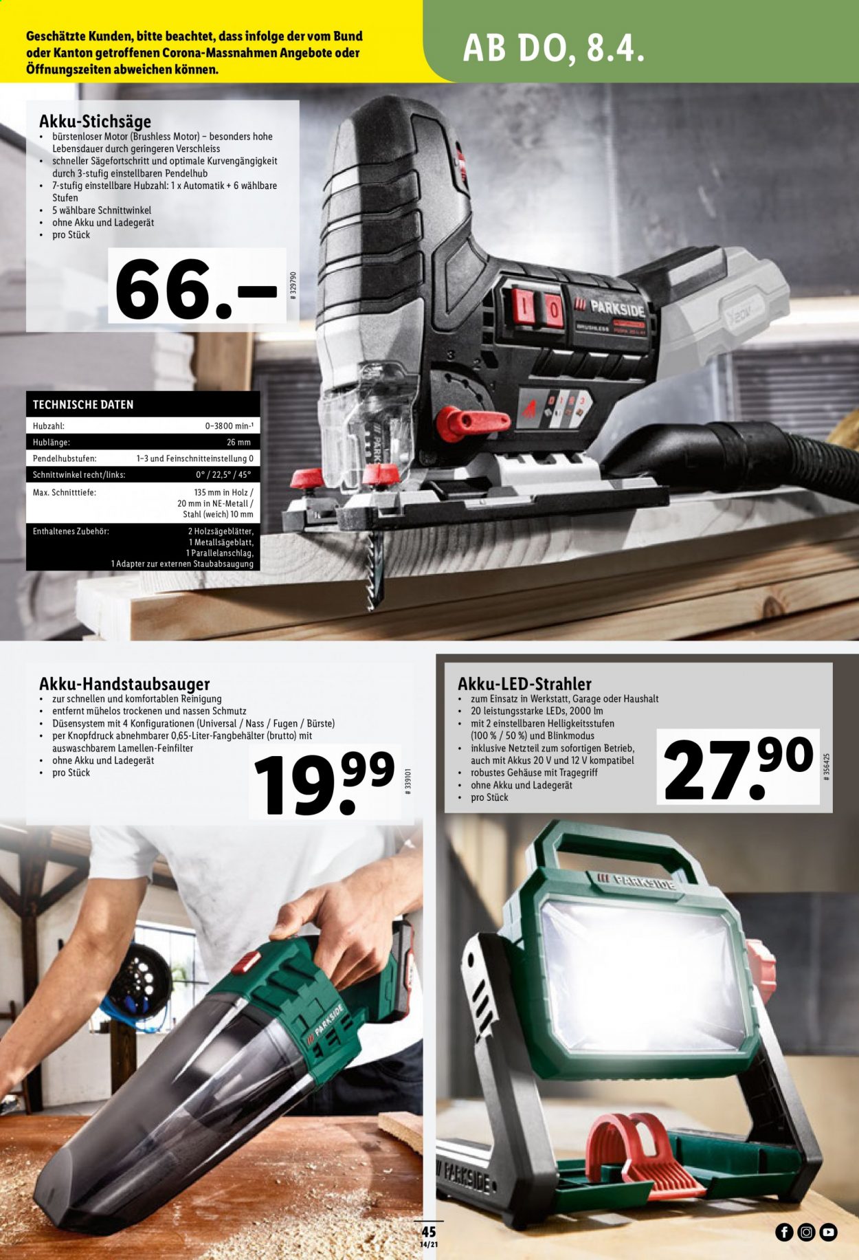 Catalogue Lidl - 8.4.2021 - 14.4.2021. Page 45