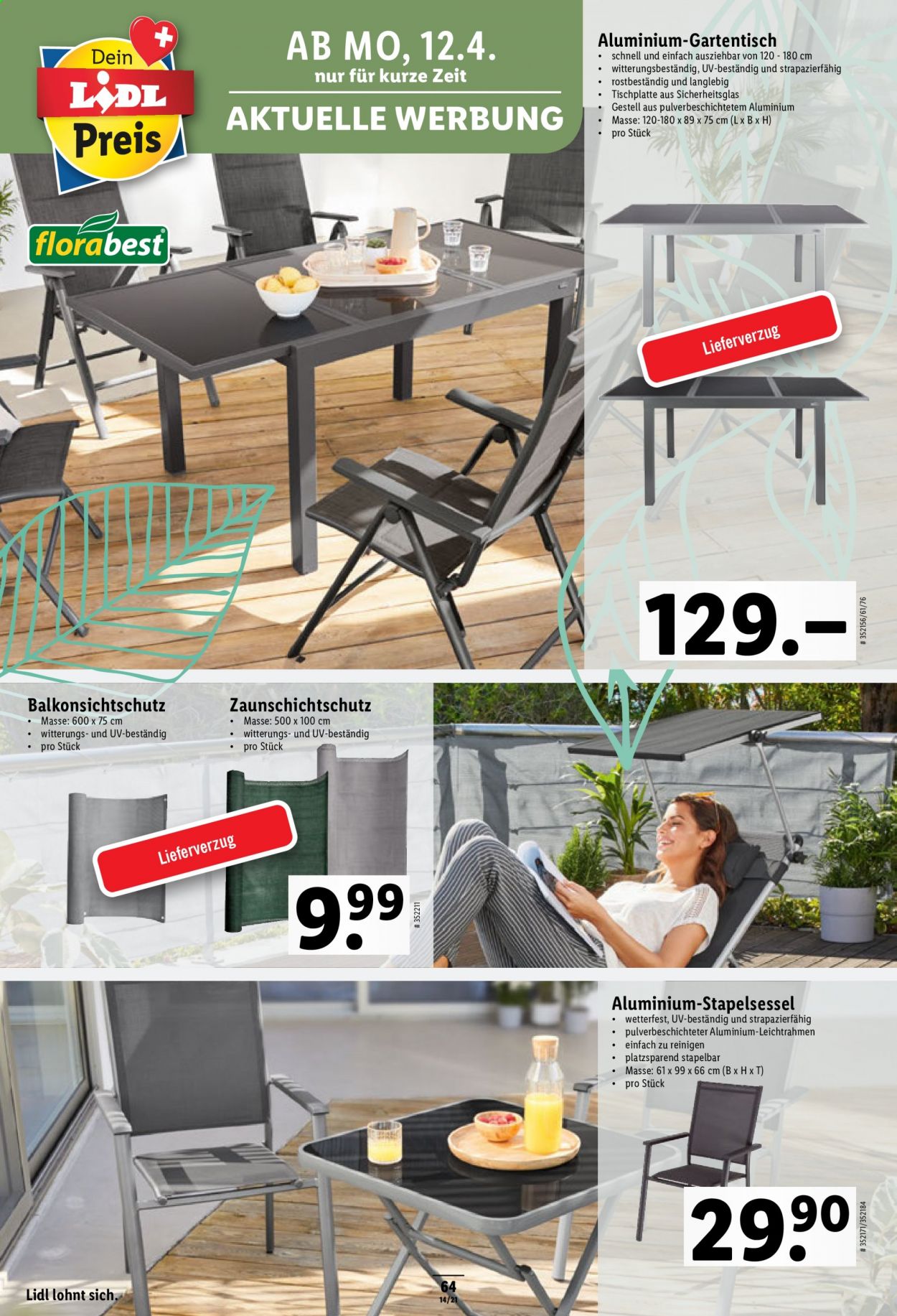 Catalogue Lidl - 8.4.2021 - 14.4.2021. Page 64
