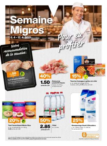 Volantino Migros - 6.4.2021 - 12.4.2021.