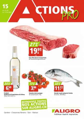Volantino ALIGRO - 12.4.2021 - 17.4.2021.