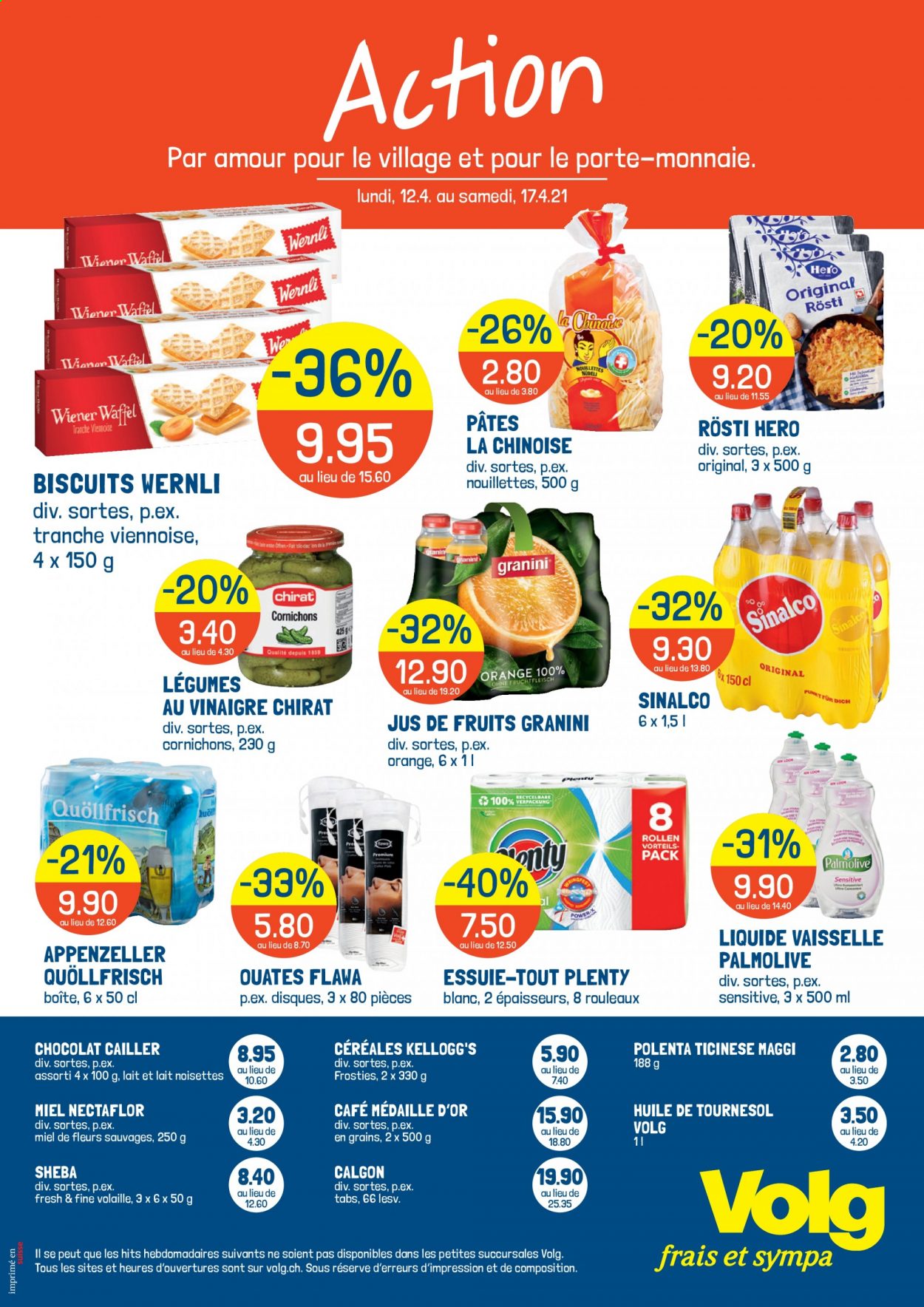 Catalogue Volg - 12.4.2021 - 17.4.2021. Page 1
