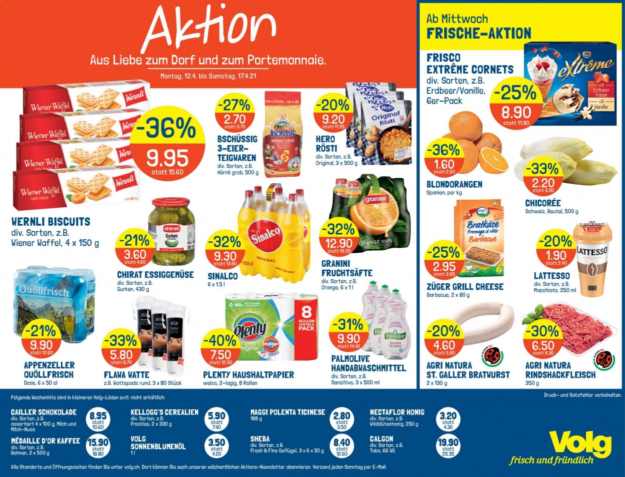 Catalogue Volg - 12.4.2021 - 17.4.2021. Page 1