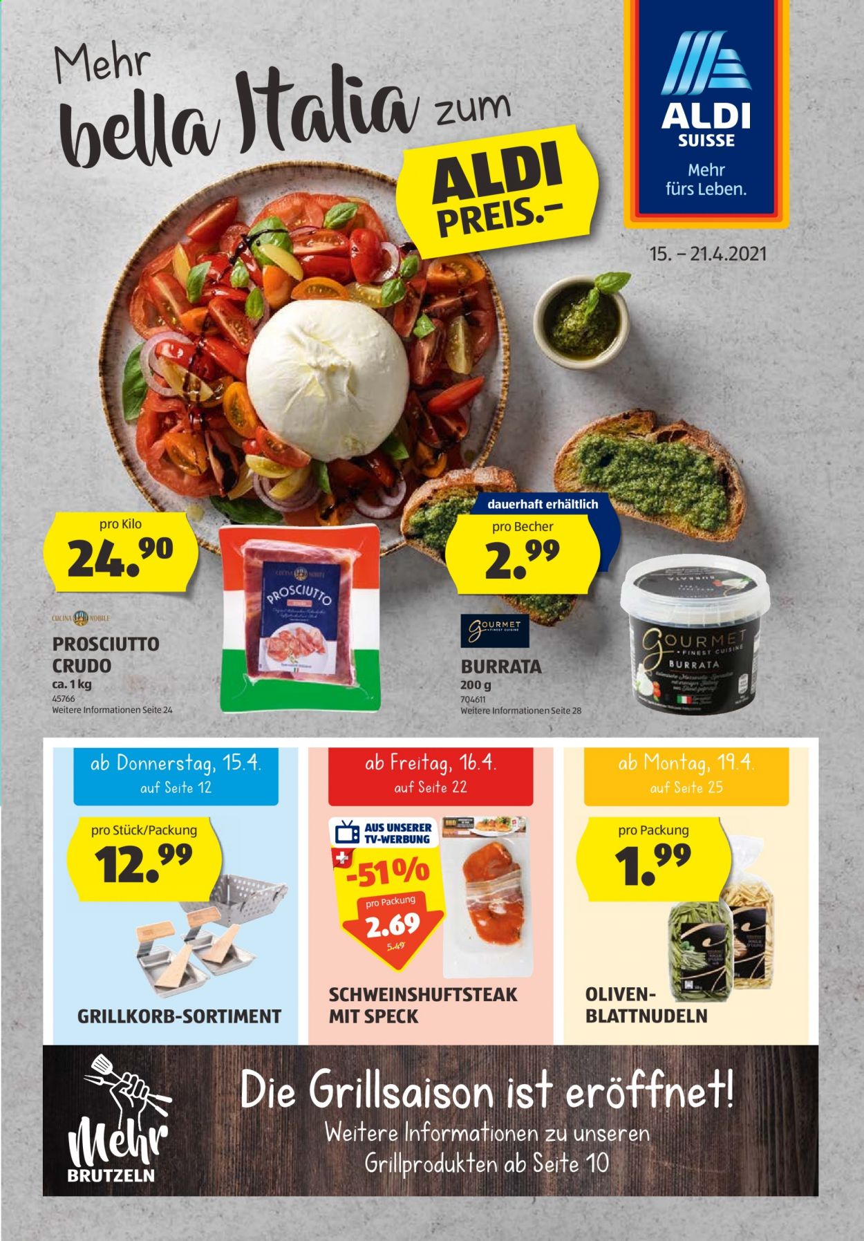 Volantino Aldi - 15.4.2021 - 21.4.2021. Pagina 1