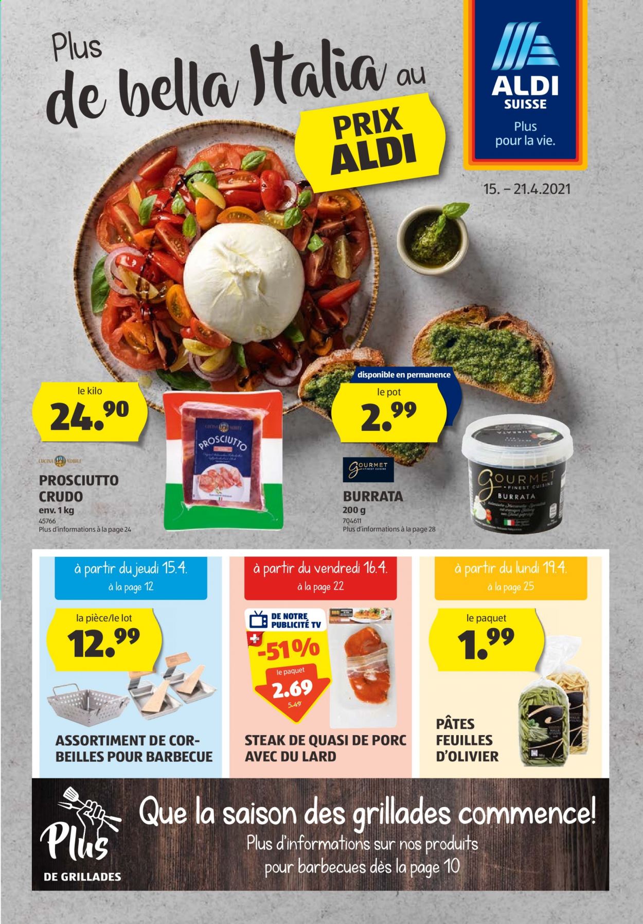 Volantino Aldi - 15.4.2021 - 21.4.2021. Pagina 1