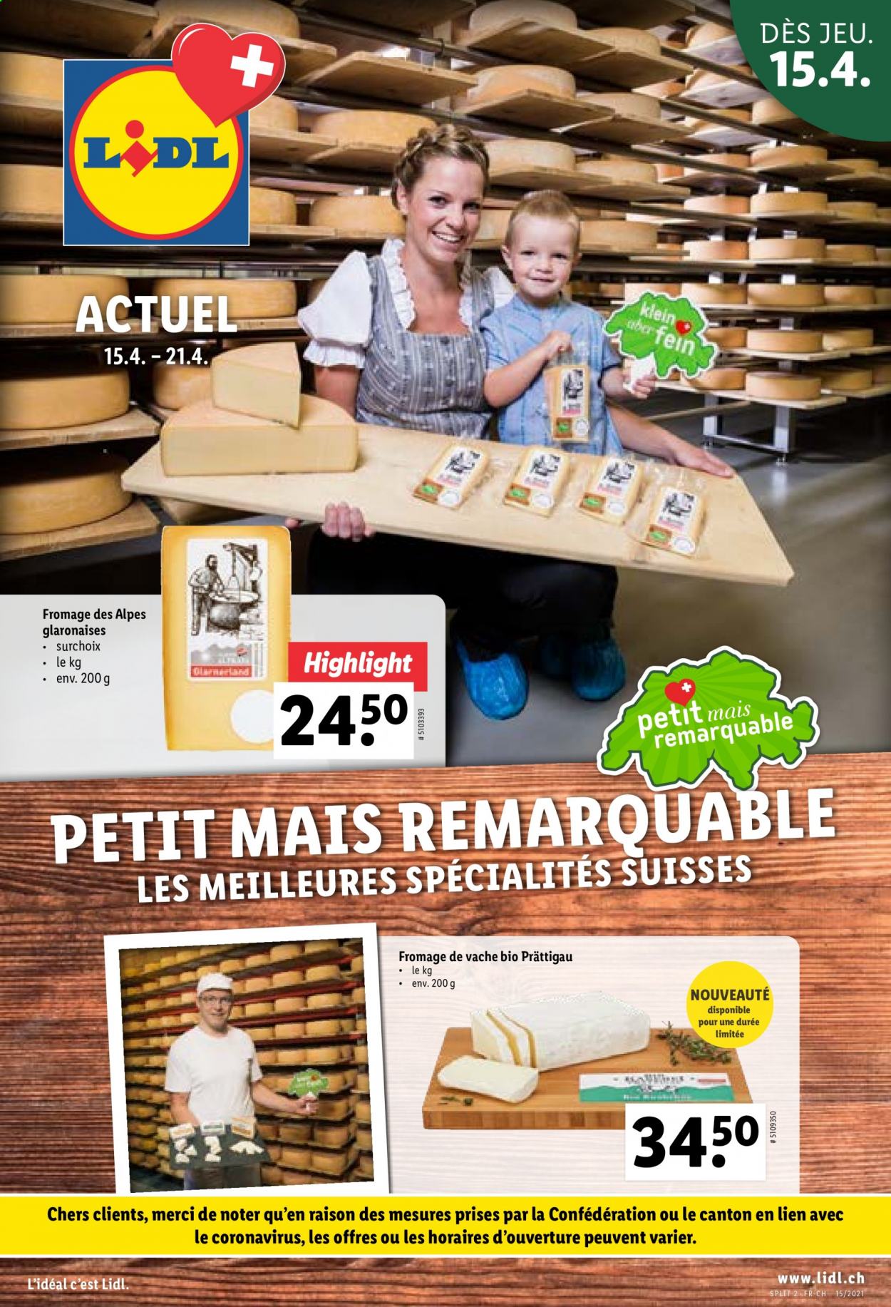 Volantino Lidl - 15.4.2021 - 21.4.2021. Pagina 1