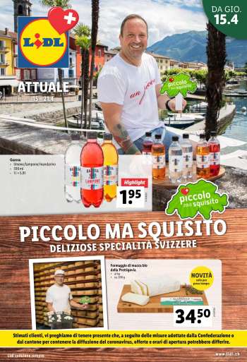 Volantino Lidl - 15.4.2021 - 21.4.2021.