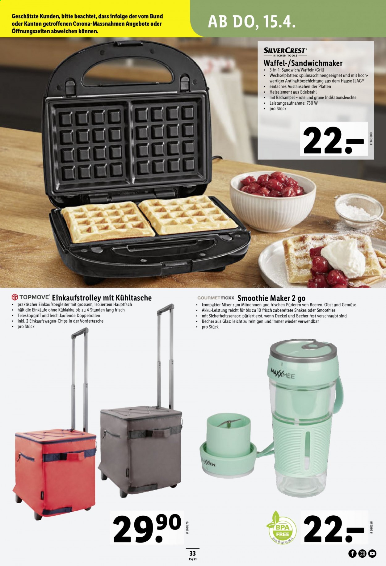 Volantino Lidl - 15.4.2021 - 21.4.2021. Pagina 33
