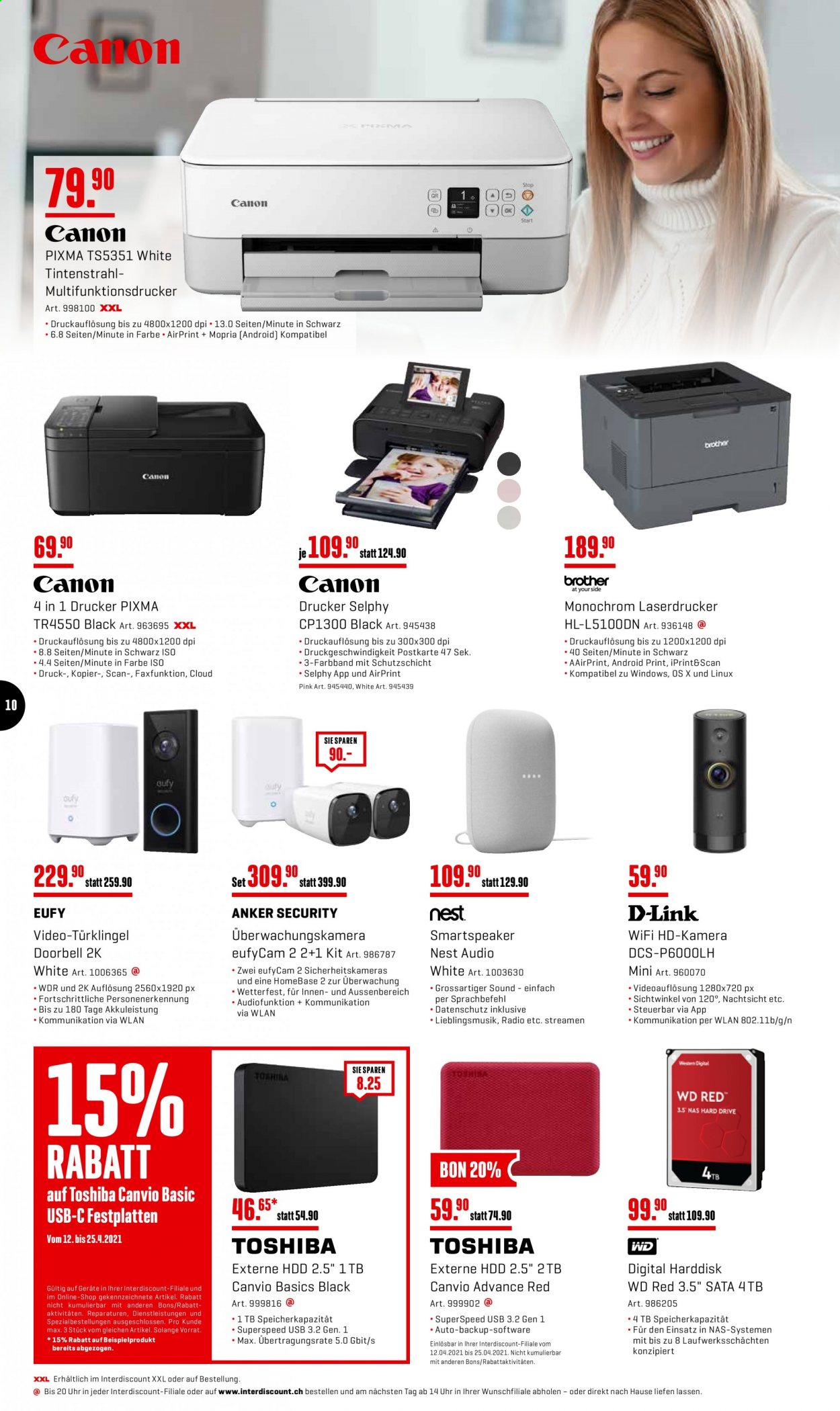 Volantino Interdiscount - 12.4.2021 - 25.4.2021. Pagina 10