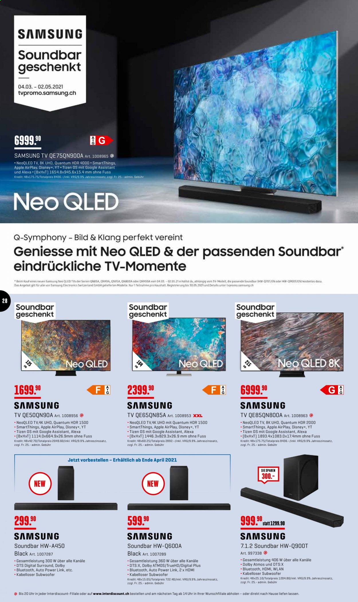 Volantino Interdiscount - 12.4.2021 - 25.4.2021. Pagina 28