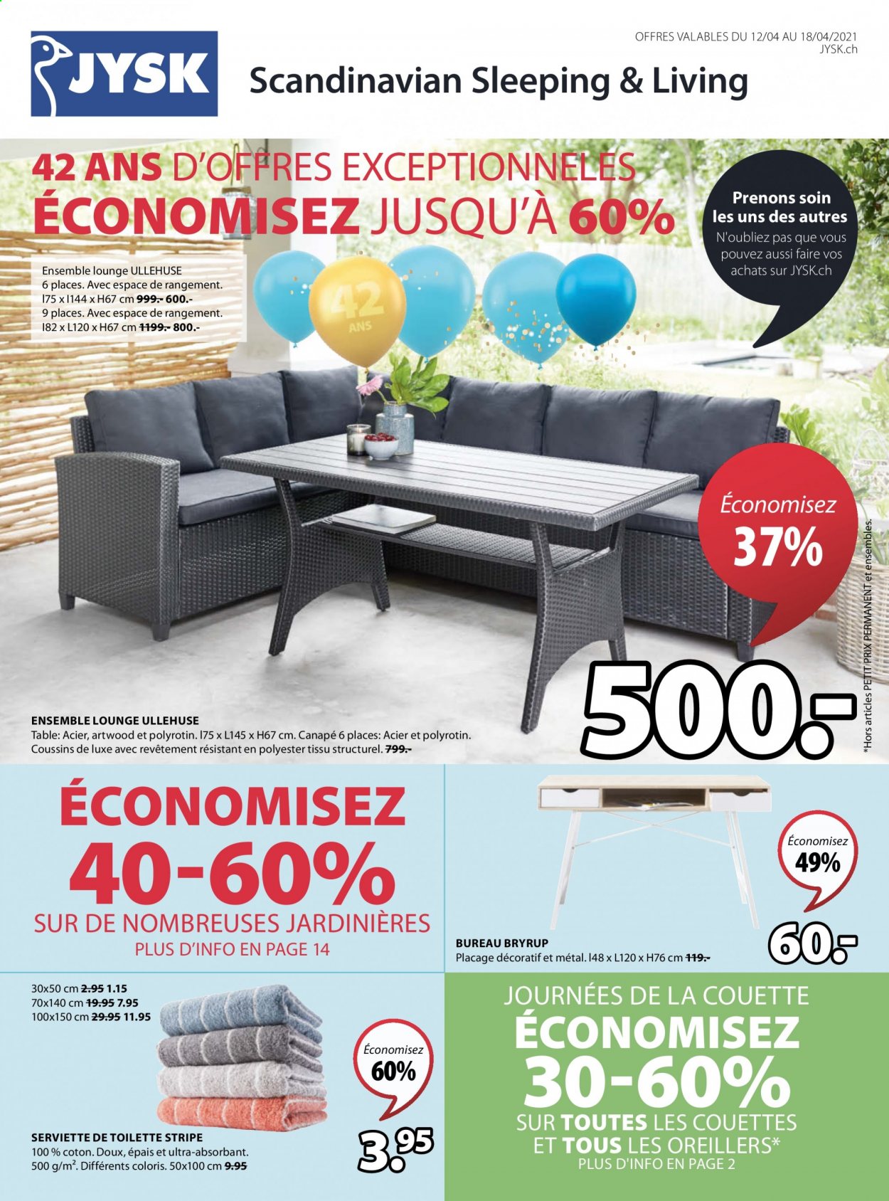 Volantino JYSK - 12.4.2021 - 18.4.2021. Pagina 1