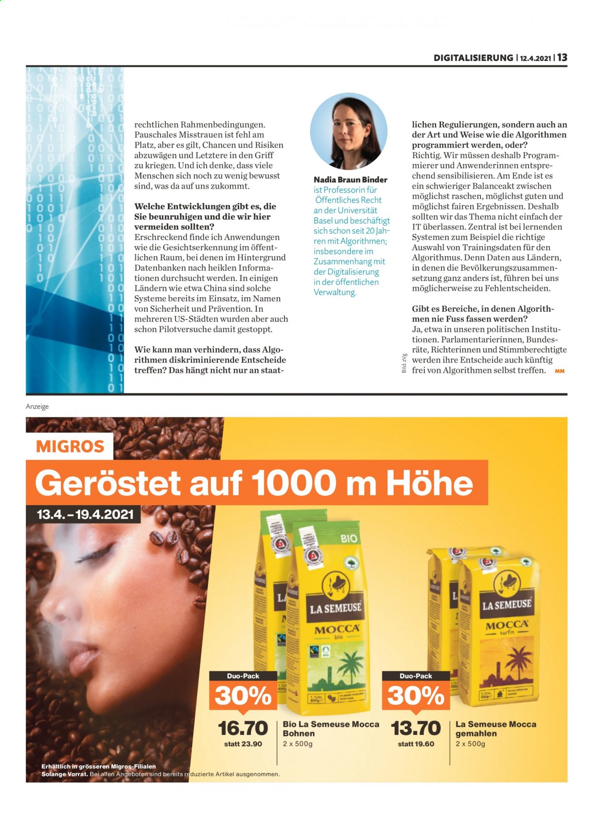 Catalogue Migros - 13.4.2021 - 19.4.2021. Page 13