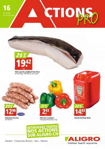 Volantino ALIGRO - 19.4.2021 - 24.4.2021.