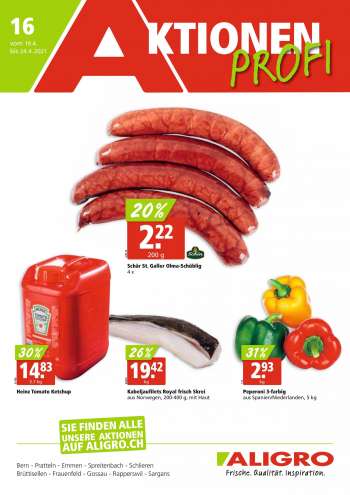 Volantino ALIGRO - 19.4.2021 - 24.4.2021.