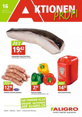 Volantino ALIGRO - 19.4.2021 - 24.4.2021.