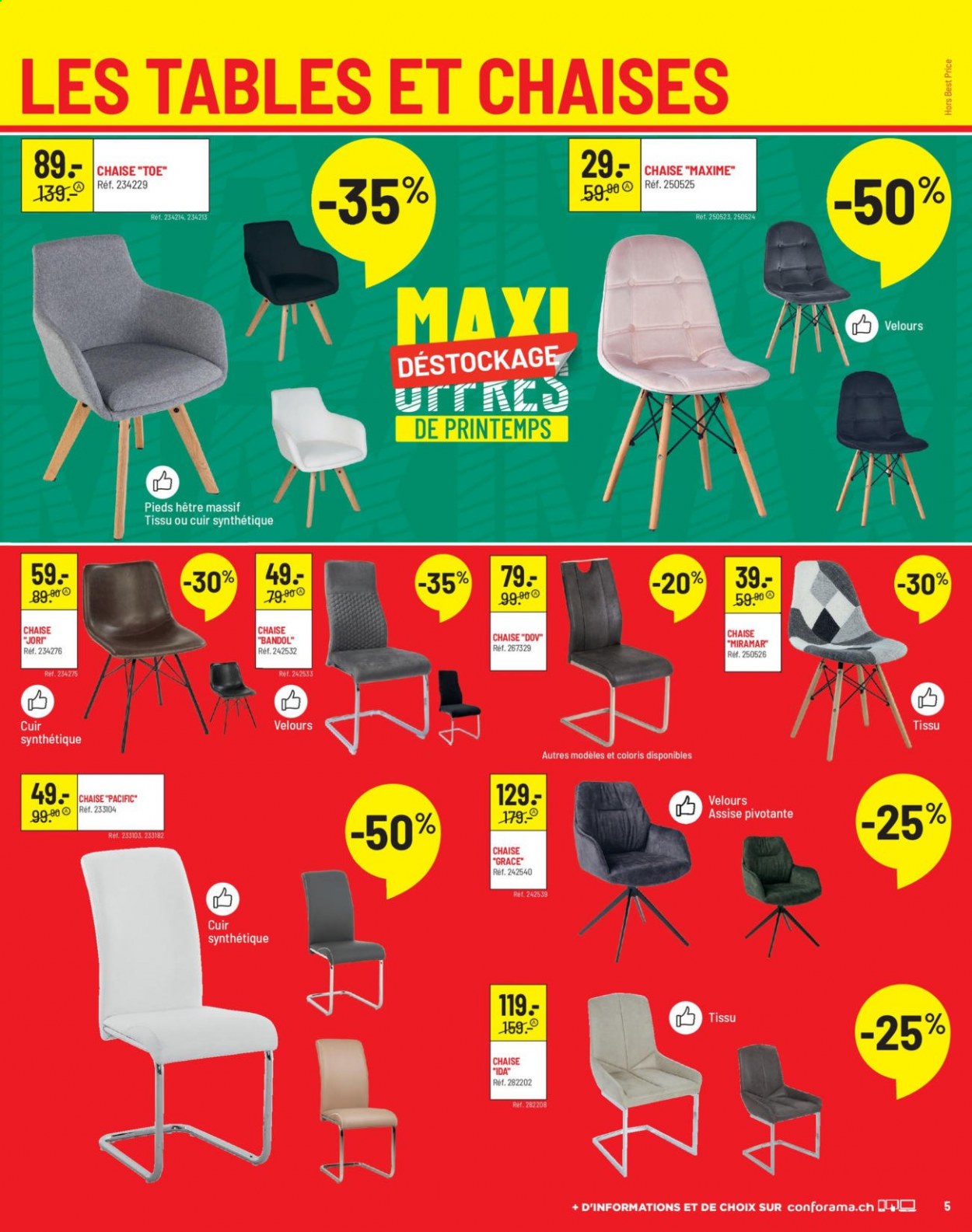 Catalogue Conforama - 13.4.2021 - 26.4.2021. Page 5