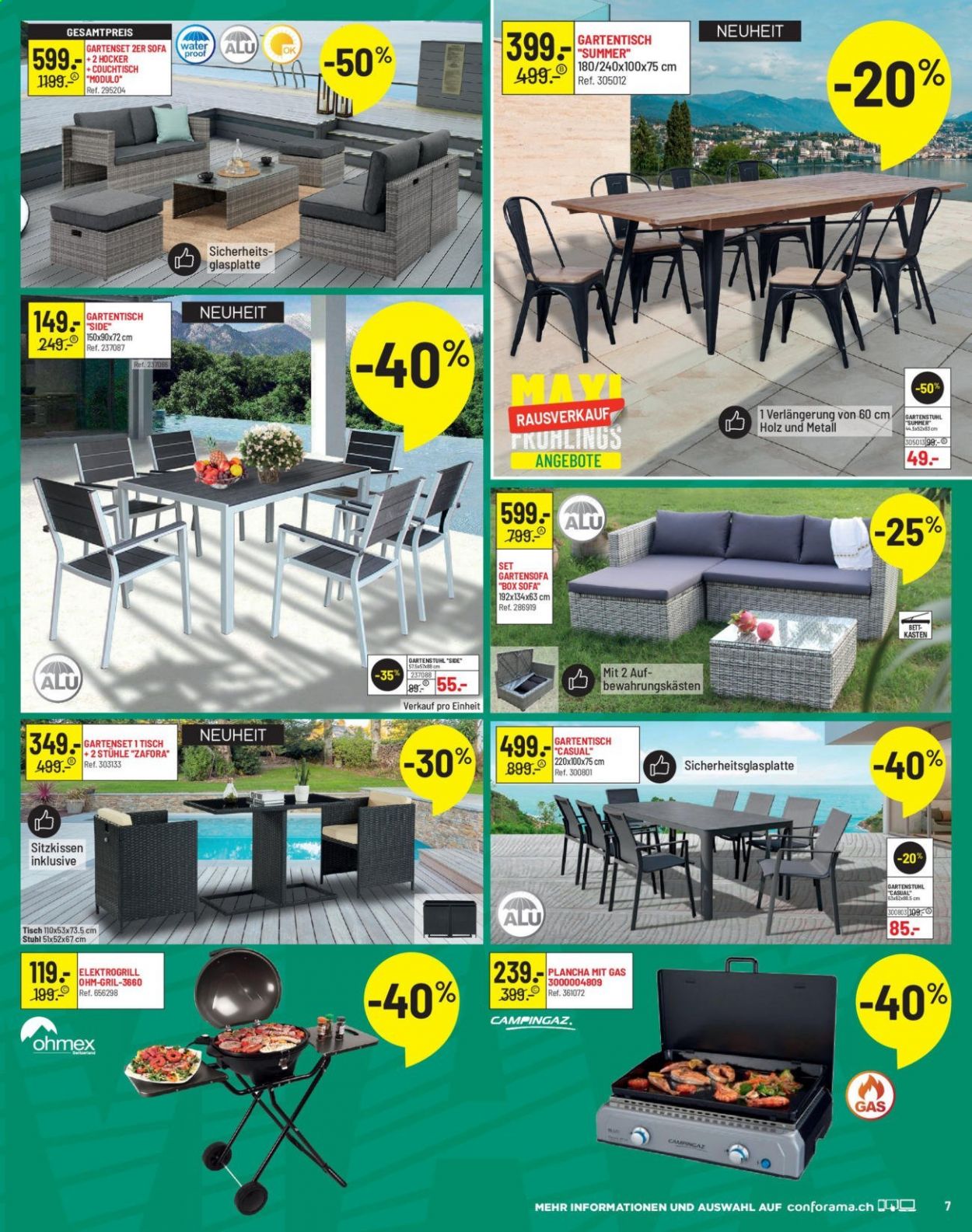Volantino Conforama - 13.4.2021 - 26.4.2021. Pagina 7