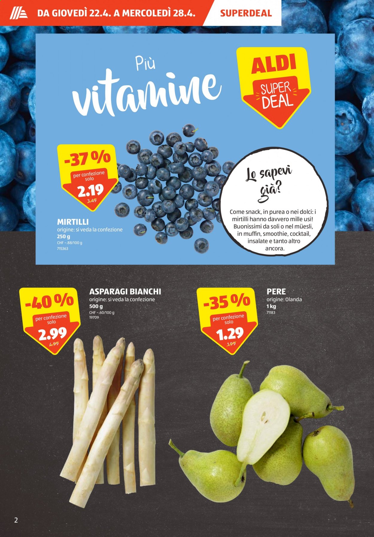 Volantino Aldi - 22.4.2021 - 28.4.2021. Pagina 2