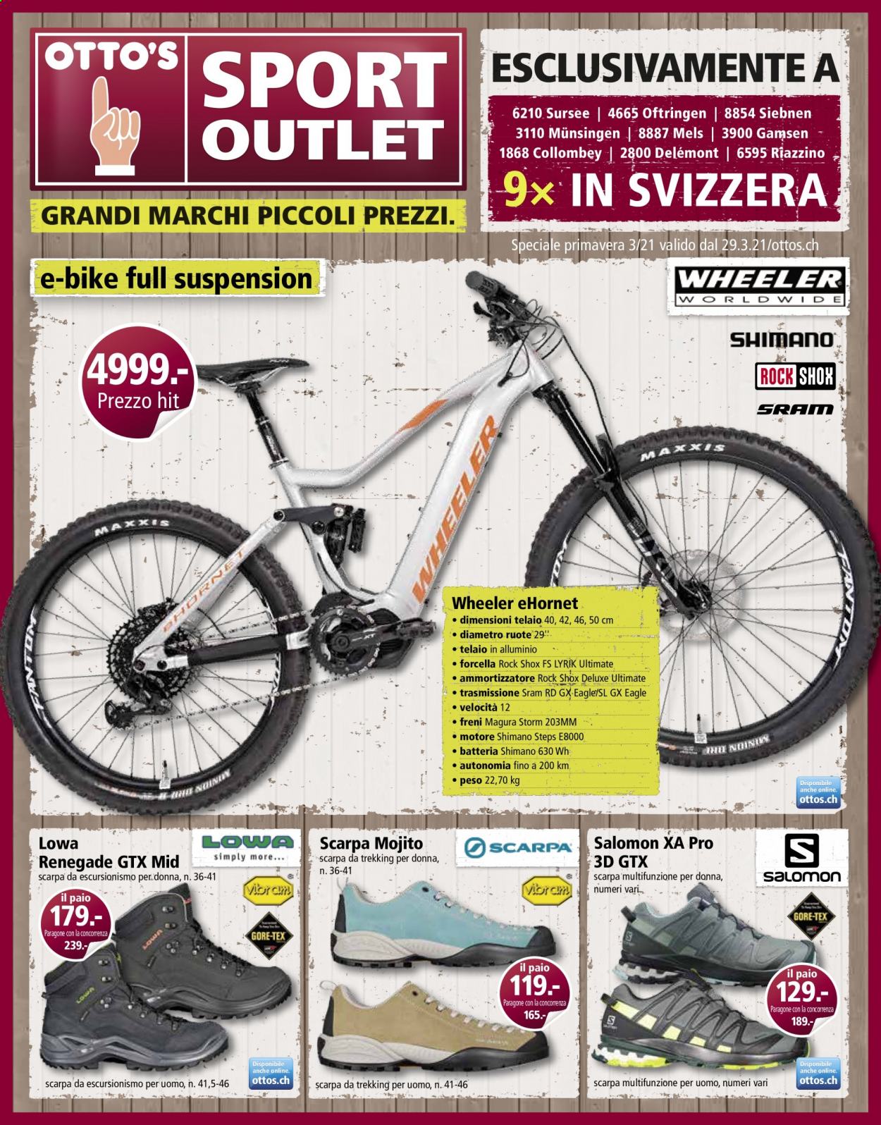 Volantino Otto's. Pagina 1