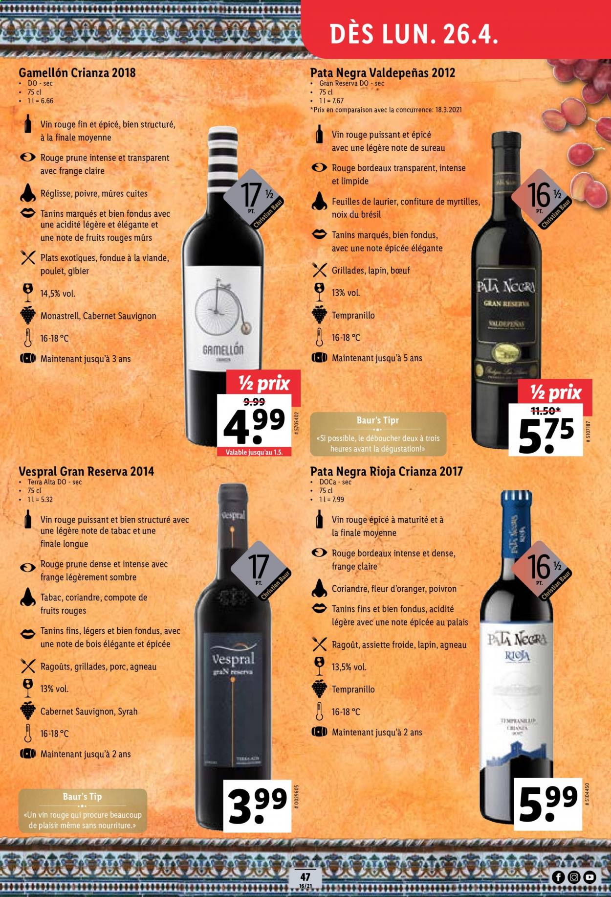 Volantino Lidl - 22.4.2021 - 28.4.2021. Pagina 47