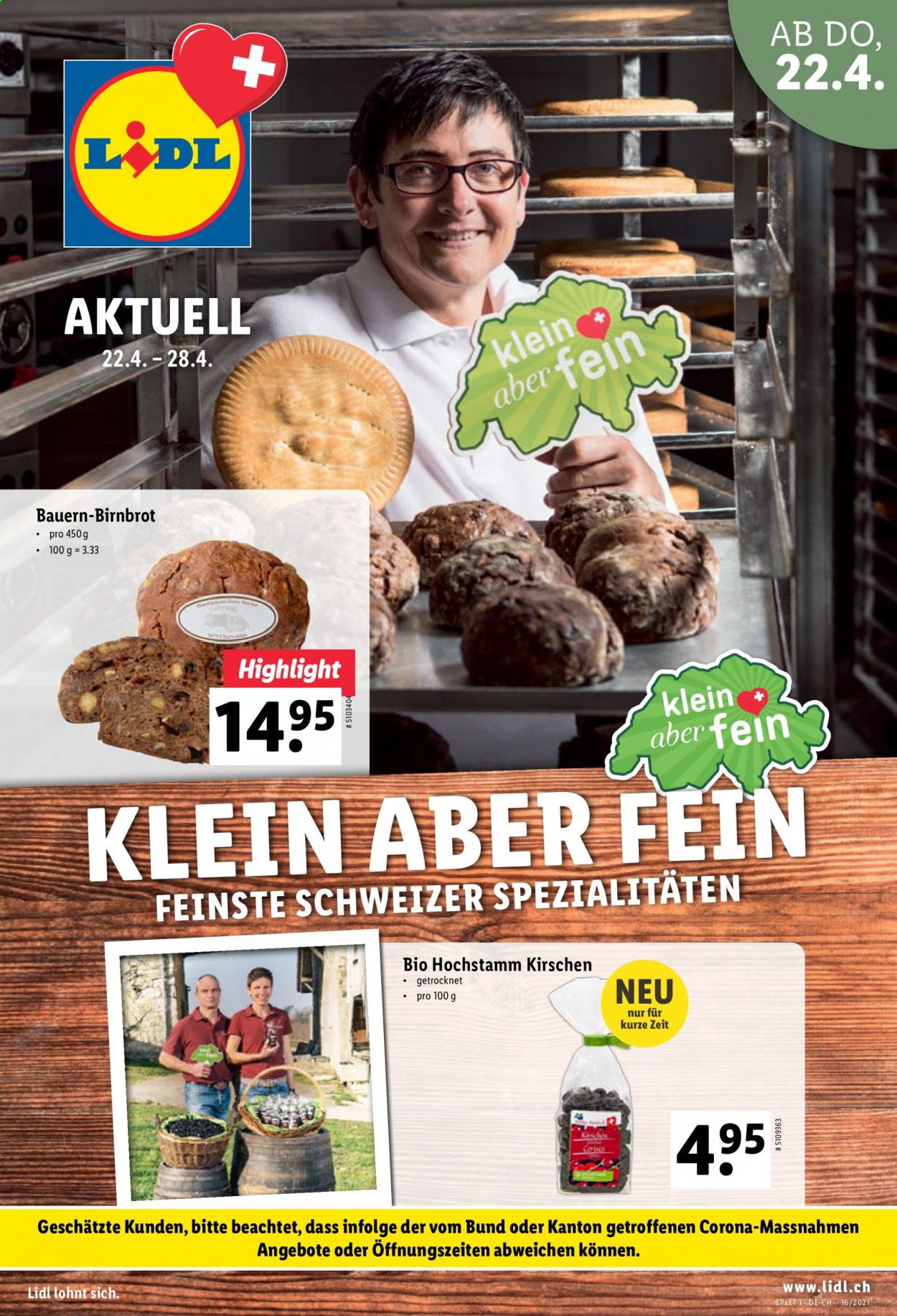Volantino Lidl - 22.4.2021 - 28.4.2021. Pagina 1