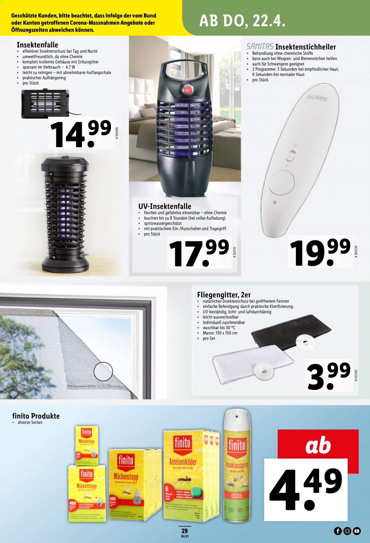 Volantino Lidl - 22.4.2021 - 28.4.2021. Pagina 29