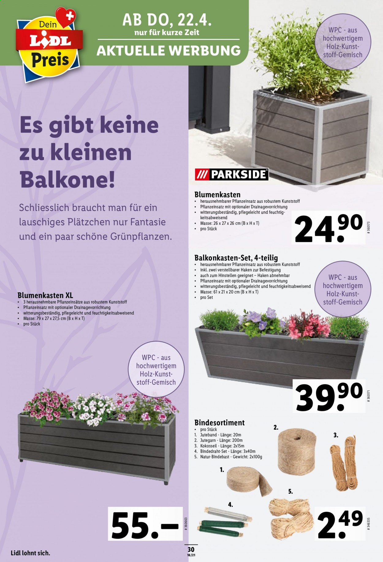 Volantino Lidl - 22.4.2021 - 28.4.2021. Pagina 30