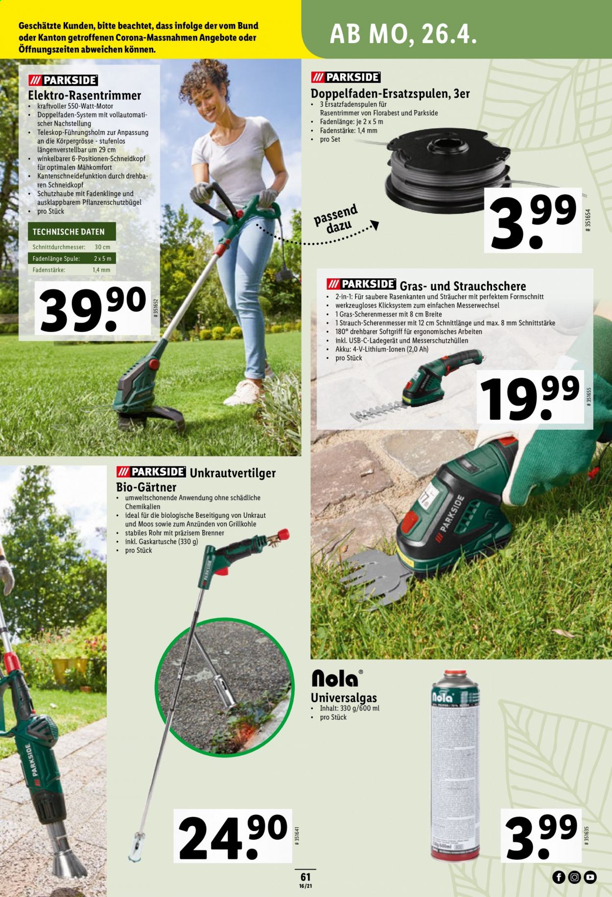 Volantino Lidl - 22.4.2021 - 28.4.2021. Pagina 61
