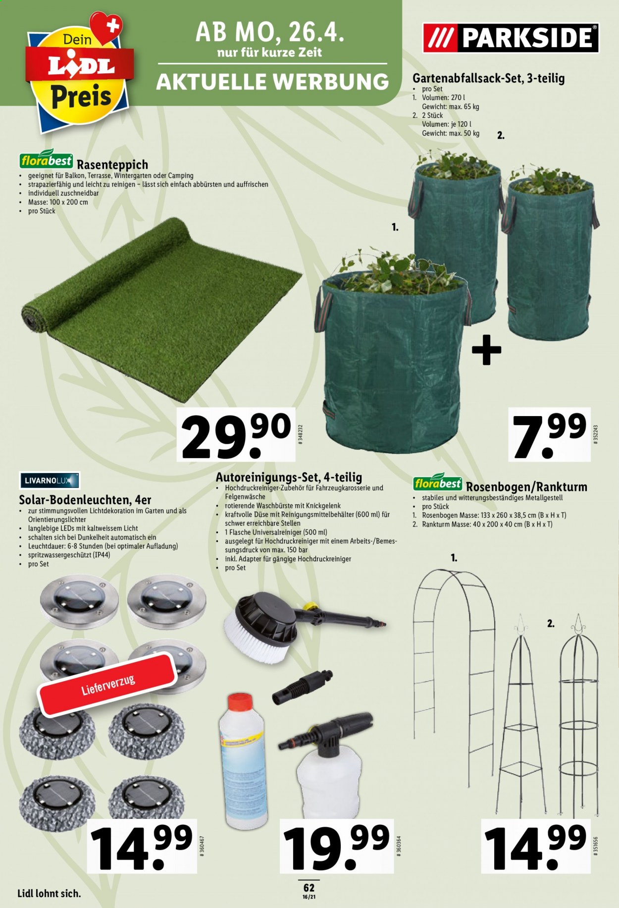 Volantino Lidl - 22.4.2021 - 28.4.2021. Pagina 62