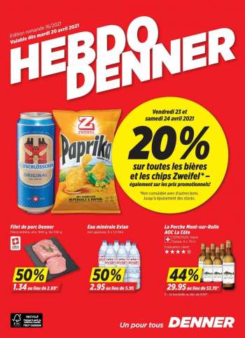 Prospekte Denner - 20.4.2021 - 26.4.2021.