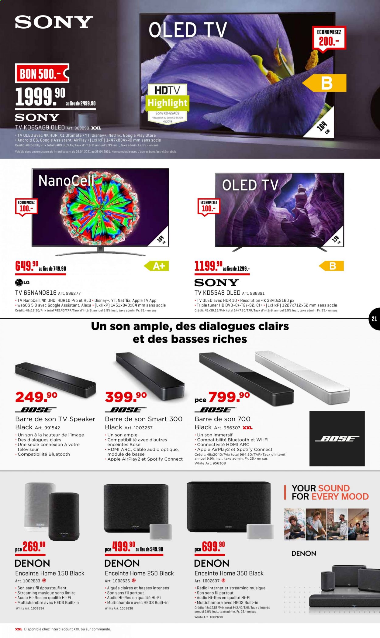 Volantino Interdiscount - 19.4.2021 - 25.4.2021. Pagina 21