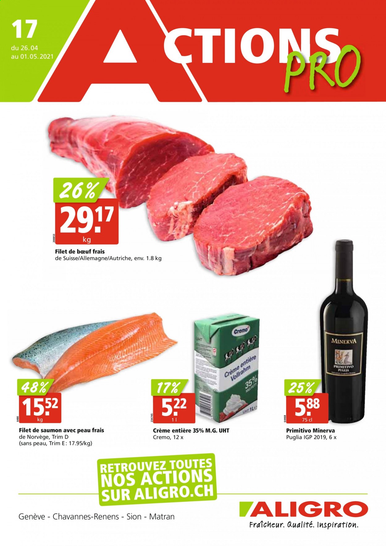 Volantino ALIGRO - 26.4.2021 - 1.5.2021. Pagina 1