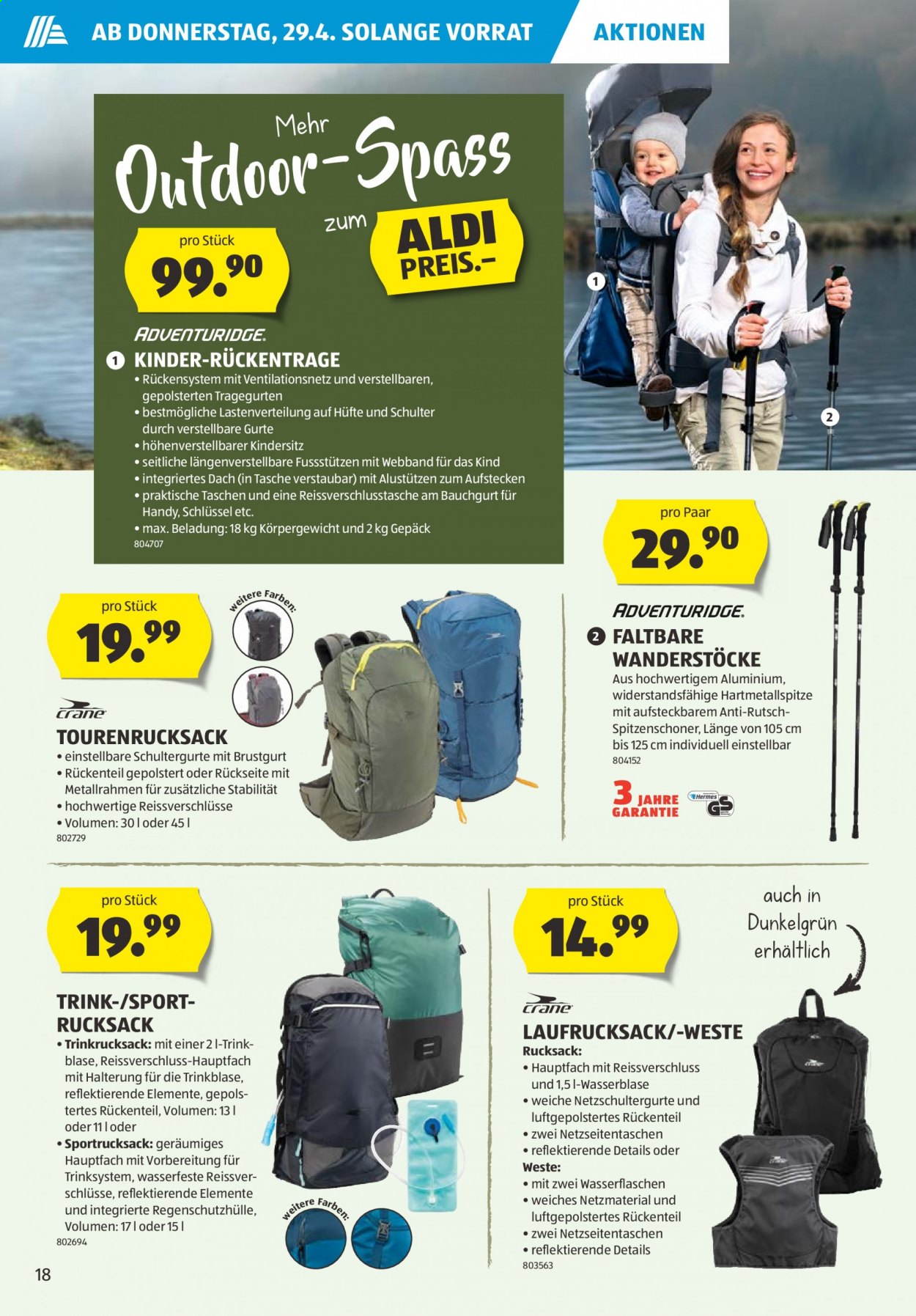 Volantino Aldi - 29.4.2021 - 5.5.2021. Pagina 18