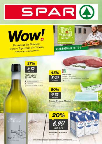 Prospekte SPAR - 27.4.2021 - 1.5.2021.