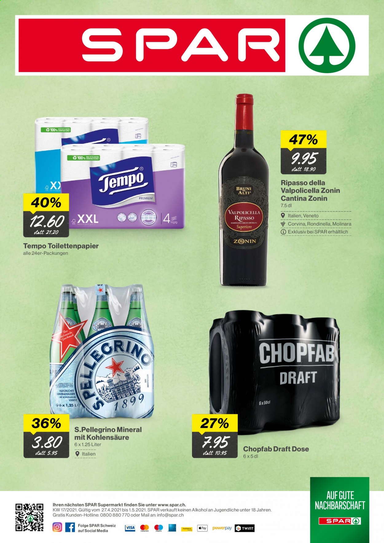 Volantino SPAR - 27.4.2021 - 1.5.2021. Pagina 20