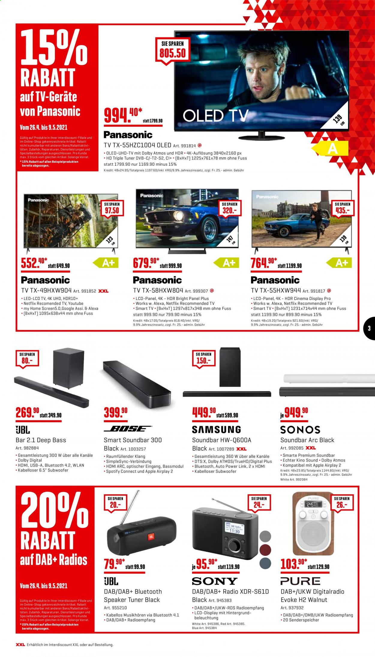 Prospekt Interdiscount - 26.4.2021 - 9.5.2021. Seite 3