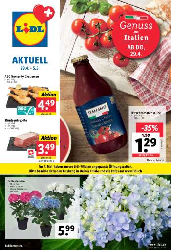 Volantino Lidl - 29.4.2021 - 5.5.2021.