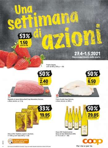 Prospekte Coop - 27.4.2021 - 1.5.2021.