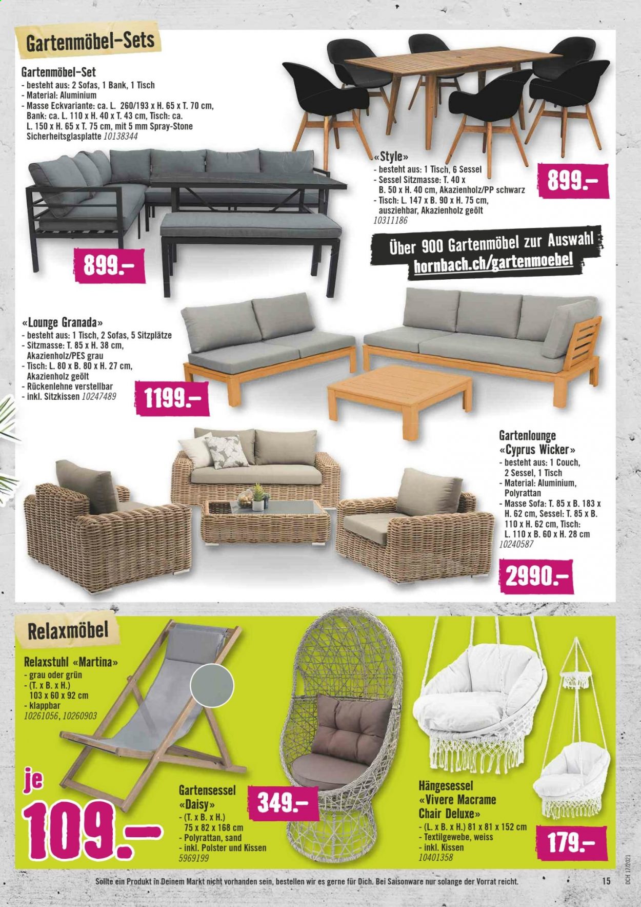 Volantino Hornbach - 28.4.2021 - 26.5.2021. Pagina 15